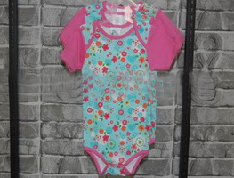 Wholesale short sleeve cotton colourful soft nice outlook well processed Baby Romper