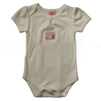 Wholesale short sleeve beautiful good quality soft nice prosessed Baby Rompers