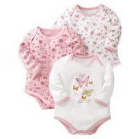 Wholesale Fashion cotton long sleeve baby romper,baby clothes