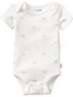 white unisex cute baby romper with a new style