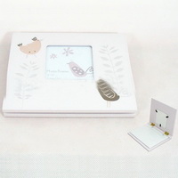 Wholesale Saddle Stitching wooded 20 pages competitive price baby white photo album