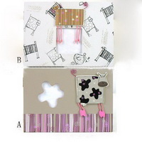 Wholesale wooden wire bind 20 pages competitive price popular baby photo album