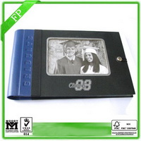 Wholesale customized colors any size Graduation Photo Album With FSC