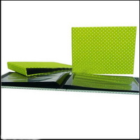 Wholesale cardboard dot design thermal bound paper cover baby photo album