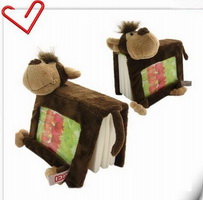 Wholesale assorted colours plush cheap good quality hot selling baby picture album