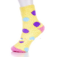 Wholesale mix colors and comfortable softy Lady Downy Socks