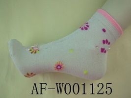 Wholesale 2011 spring new lady cotton sock with low price