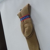Wholesale Single Color Anti-Slip military Stockings socks