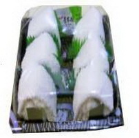 Wholesale 100% Cotton Round Stripe Handmade towel for gift