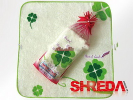 Wholesale changed color100% Cotton SquareJacquard  face towel