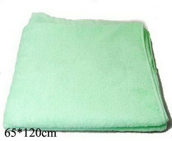 Wholesale green Compressed 100% Cotton Square adult bath towel