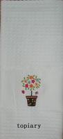 Wholesale various colors 100% Cotton Western Square Embroidered Face Towel