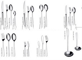 Wholesale 1116 cutley series disposal stainless dinnerware,flatware