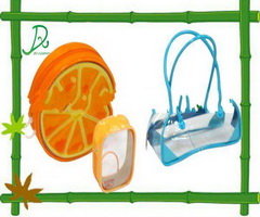 Wholesale various design transparent fashional plastic makeup bag