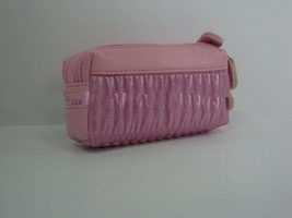 Wholesale PU leather rectangle shape zipper fashion makeup bag