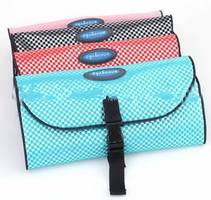 Wholesale four colors Polyester rectangle makeup tidy bag