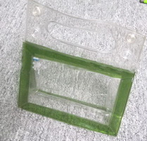 simple fashion style clear pvc makeup bag