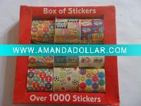 Wholesale Box of sticker set over 1000 stickers