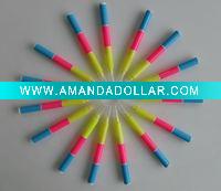 Wholesale 3 color in 1set Invisible Pen---show 3different colors under UV light