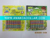 Wholesale T6608- 8C oil pastels in blister card