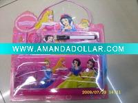 Wholesale 7pcs children school stationery set