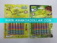 Wholesale T6606- 6C oil pastels in blister card