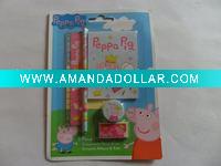 Pet 5pcs school stationery set