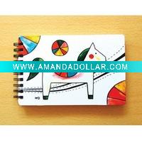 mini pocket hardcover notepad