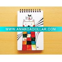 notepad,printed note pad,spiral notepad,hardcover memo pad