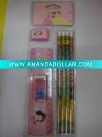 Wholesale Princess Children school supplies Stationery set pencil set