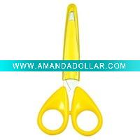 5" student scissors with cap