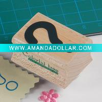 Wholesale new style novelty wooden seal rubber stamp toys gifts for school children