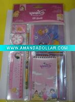 Wholesale 5Pcs Children school supplies Stationery set pencil set