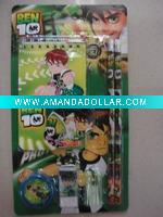 Wholesale Ben10 children school stationery set