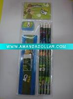 Wholesale Ben10 Children school supplies Stationery set pencil set