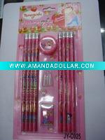 Wholesale Children school supplies 11pcs stationery set gift set