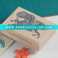 Wholesale new style novelty wooden rubber stamp toys