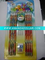 Wholesale Children school supplies Cartoon stationery set pencil set