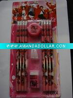 Wholesale Children school supplies High School Musical Stationery set pencil set