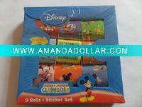Mega roller sticker set 9 rolls sticker set