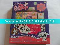 Wholesale Deluxe roller sticker album 6rolls sticker set