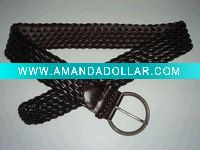 Wholesale Fashion Kintted Leather Belt