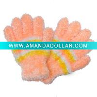 Fashion Feather Winter Gloves