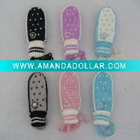 fashion design knitted glove