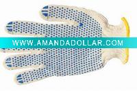 pvc dotted gloves