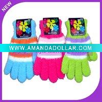 Winter warm knitted gloves