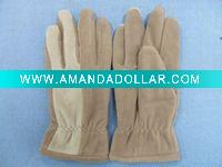 Wholesale Fashion winter Polar fleece gloves with embroidery