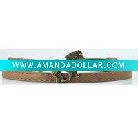 Leatherette Skinny Belt