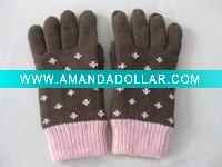 Pretty knitted glove.