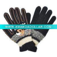 2010 Fashion Knitted Mohair Winter Gloves